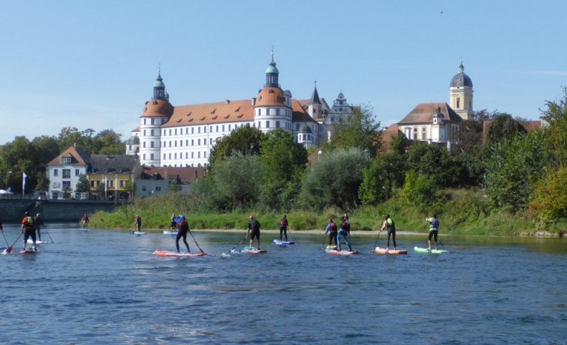 Trainer-Fortbildung "Umwelt und SUP“ im Lebensraum Fluss
