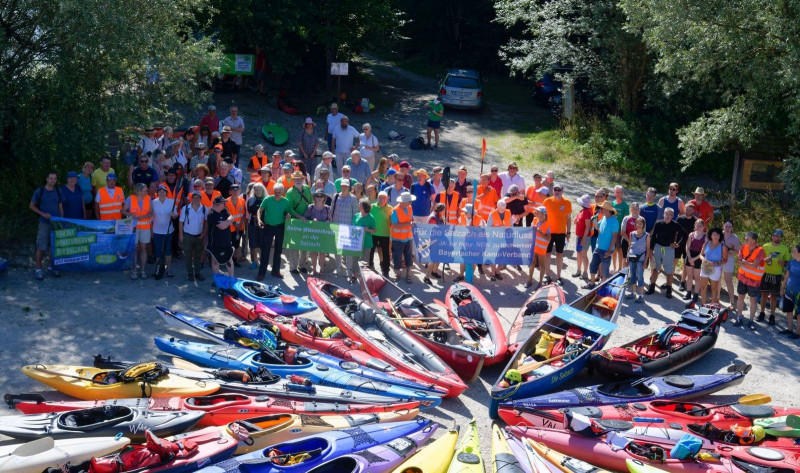 Demo für eine frei fließende Salzach