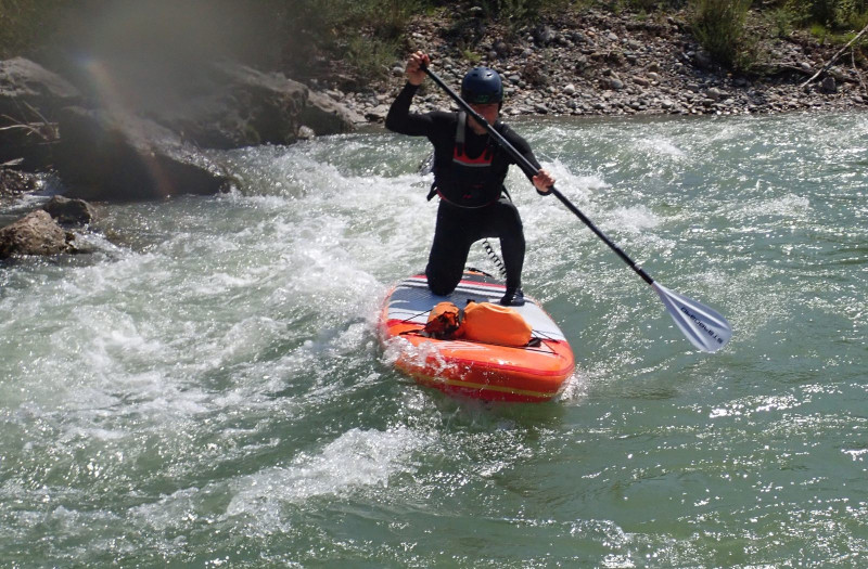 SUP-Wildwasser-Lehrgang brachte wichtige Erkenntnisse