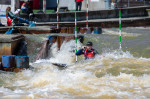 Harte Quali für Rosenheimer Kanuslalom Talente
